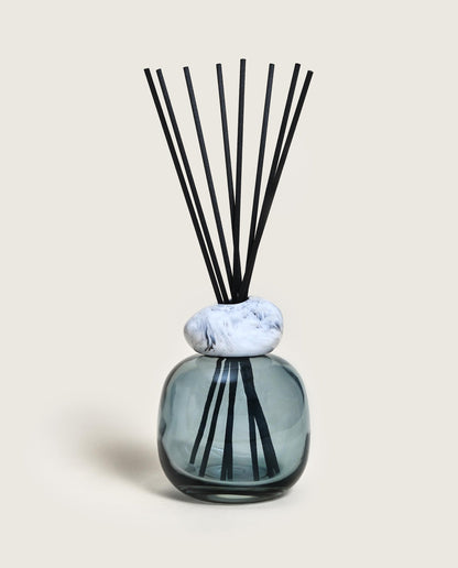 Mineral Blue/White Reed Diffuser Gift Set with Pure White Tea