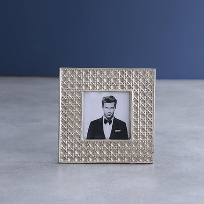 FINAL SALE -  FRAME Sierra Modern Rattan 3 x 3 (Gold)