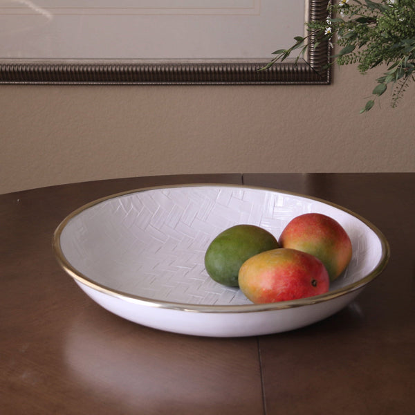 FINAL SALE -  THANNI Bahamas Centerpiece (White and Gold)
