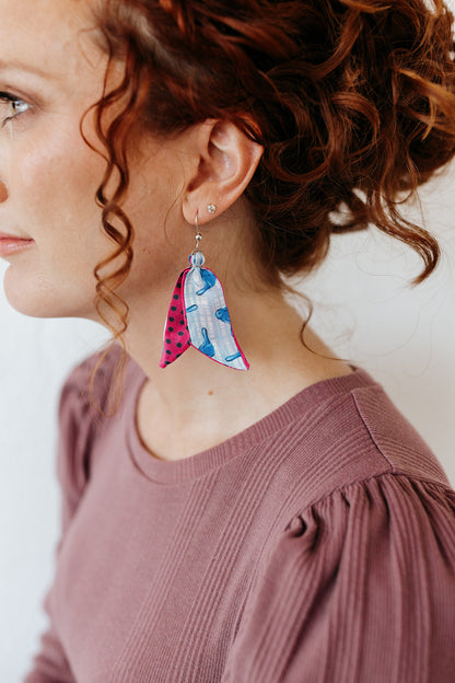 CreatedBy bluebird of happiness earrings