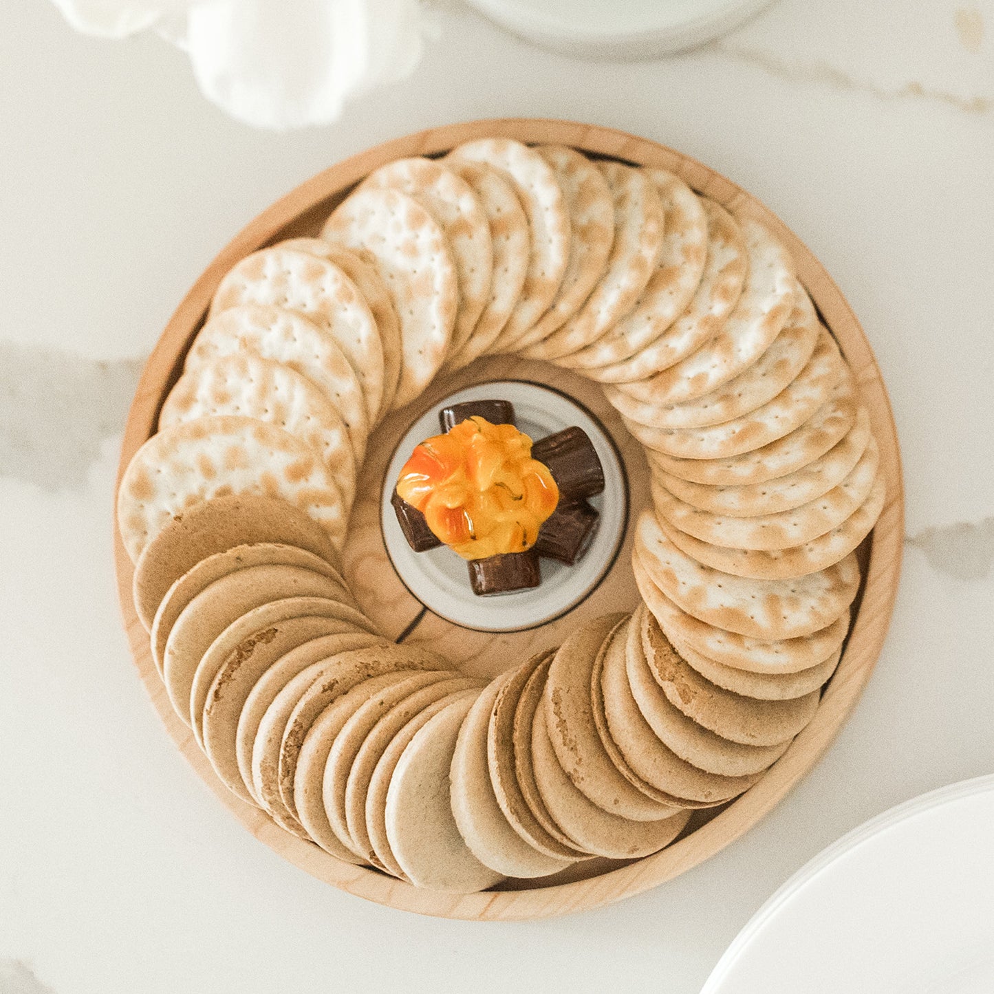 Nora Fleming Maple Cracker Round