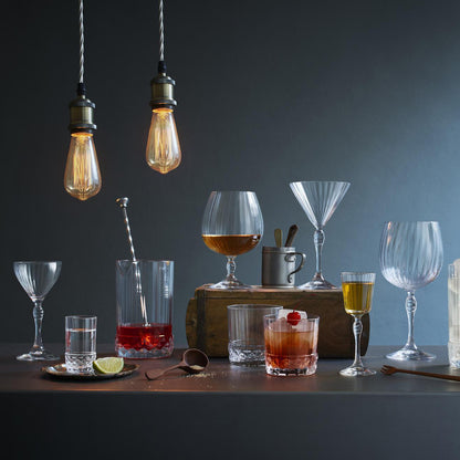 Italian Blown Glass Speakeasy Red Wine Glass 25 oz (Set of 6)