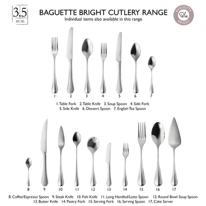 Baguette Bright American / US Teaspoon