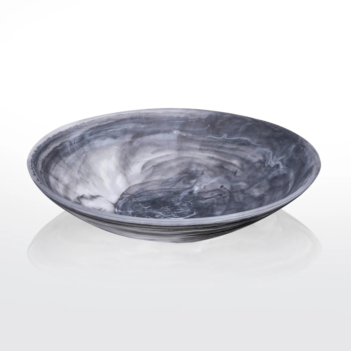 Everyday Small Bowl Black Swirl