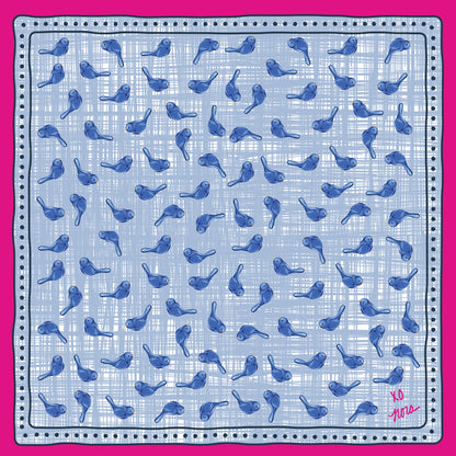 CreatedBy bluebird of happiness scarf