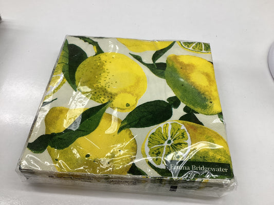 Painterly Lemons Lunch Napkin