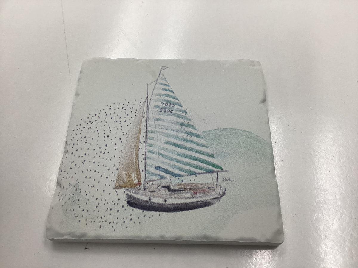 Rect sailboat Coaster S ENHANCE