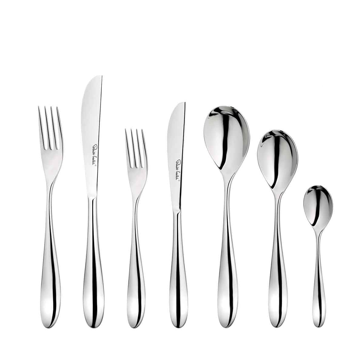 Deta Bright Cutlery Set, 56 Piece for 8 People