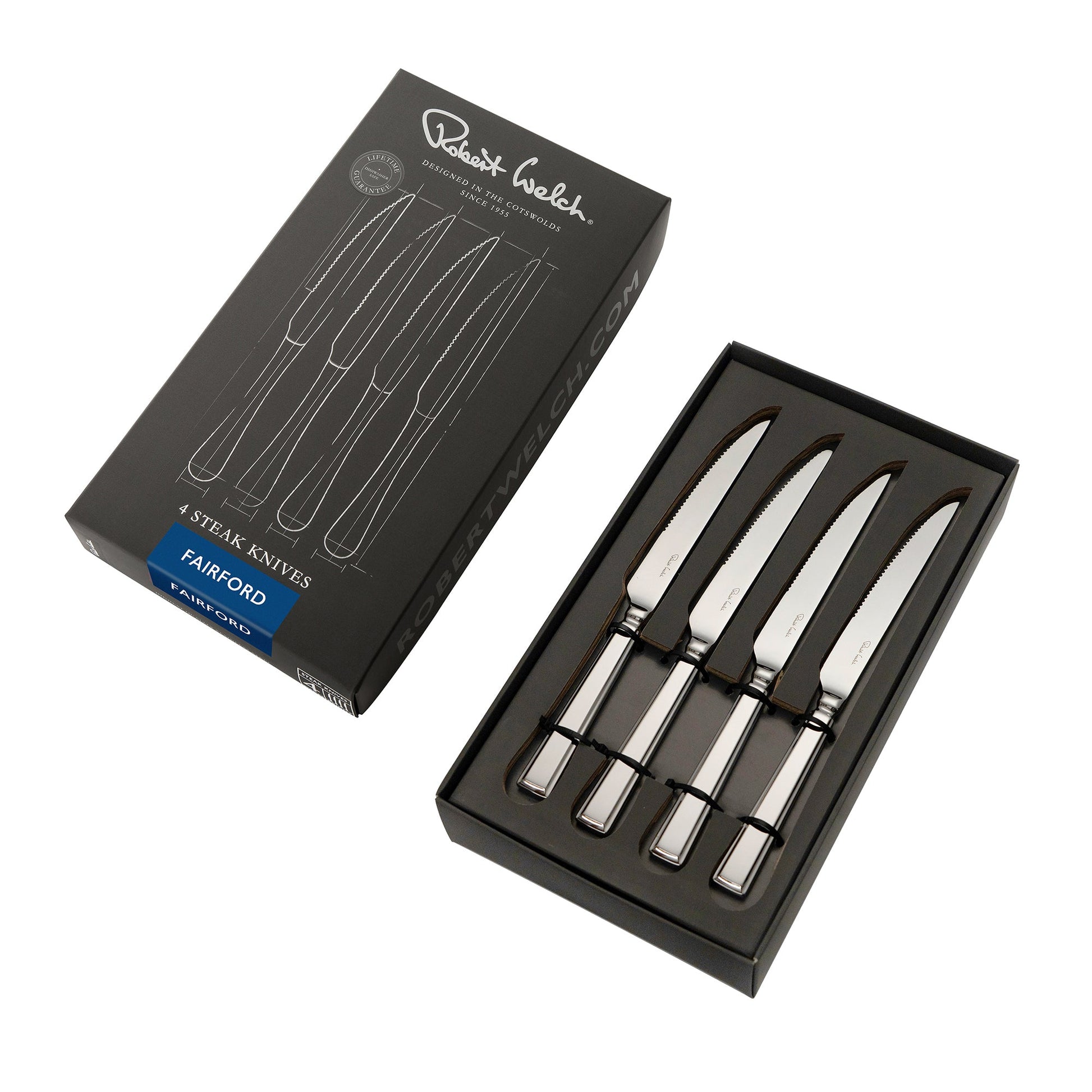 Fairford Bright Steak Knife, Set of 4