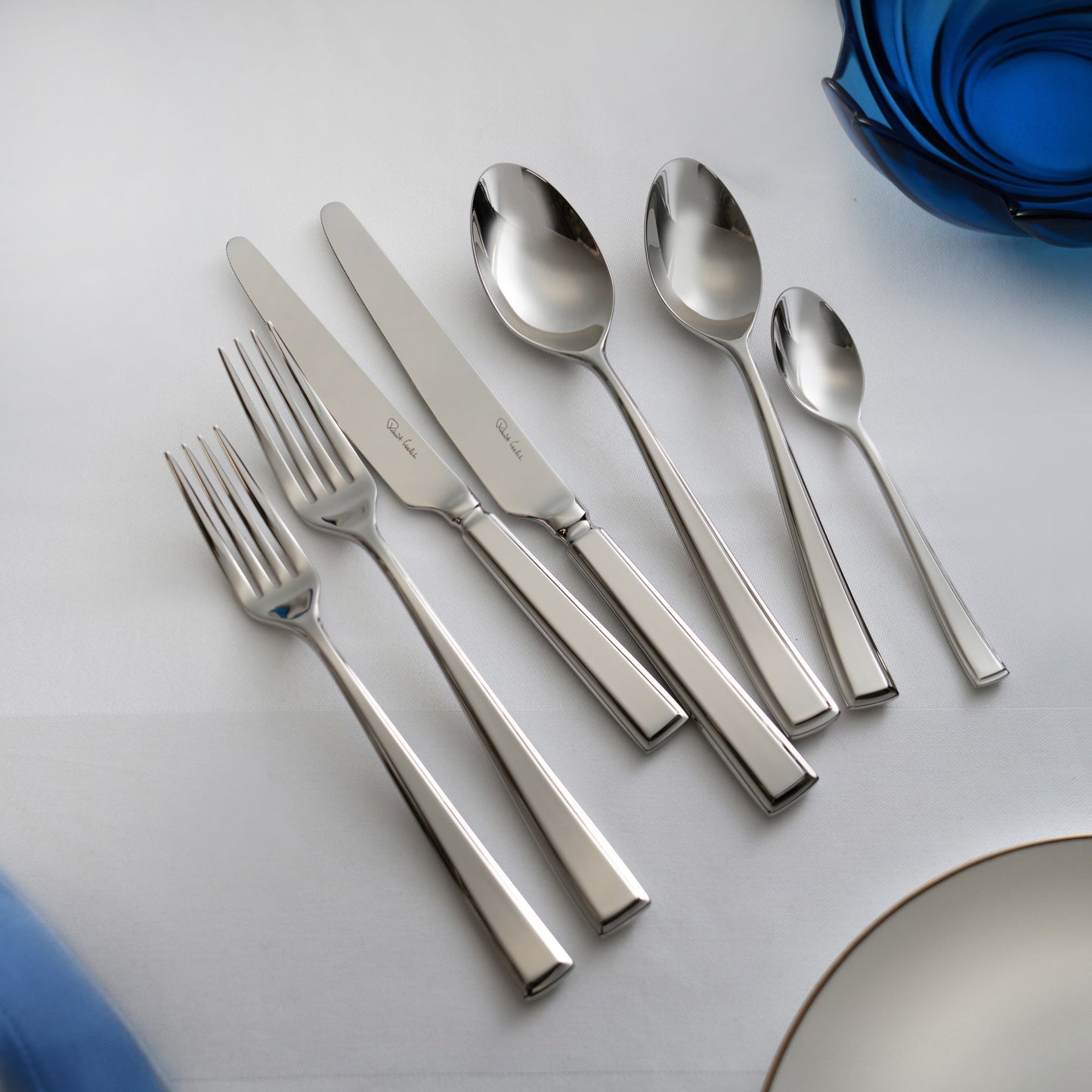 Fairford Bright Cutlery Set, 56 Piece for 8 People