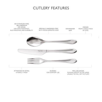 Kemble Bright Cutlery Place Setting, 7 Piece