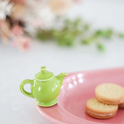 Nora Fleming Fiesta Bread Tray and Teapot Mini