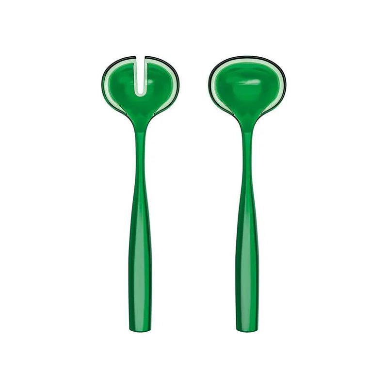 Dolcevita Salad Servers Emerald