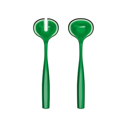 Dolcevita Salad Servers Emerald
