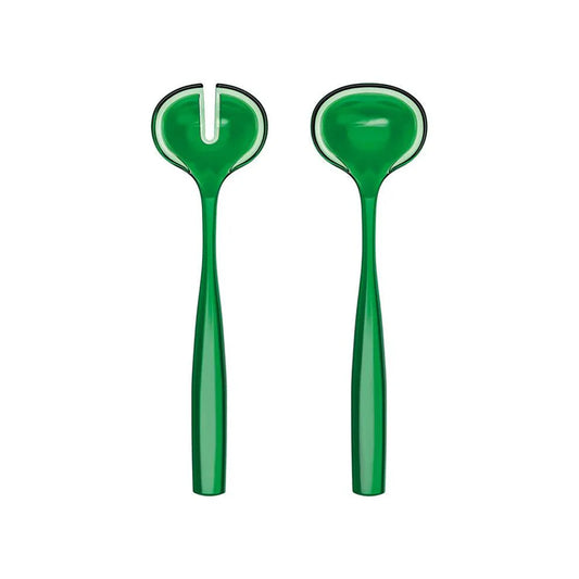 Dolcevita Salad Servers Emerald