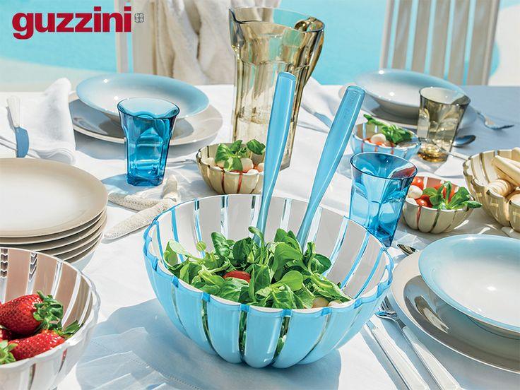 Salad Servers Dolcevita Turq