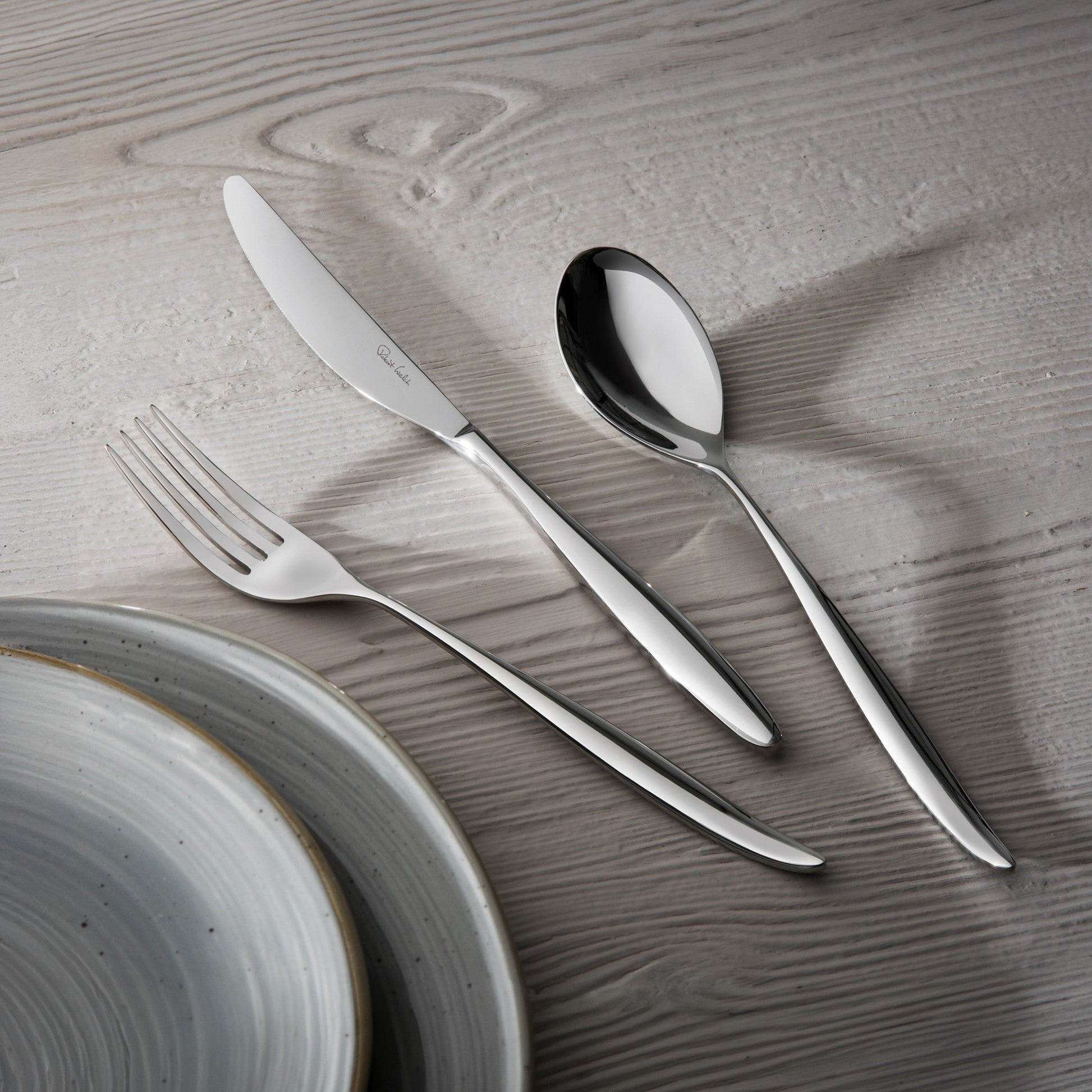 Hidcote Bright Cutlery Set, 48 Piece for 6 People - 6 Free Steak Knives