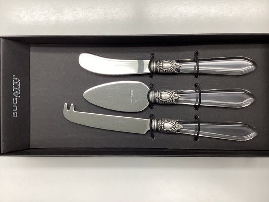 Oxford 3 Piece Cheese Set Transparent