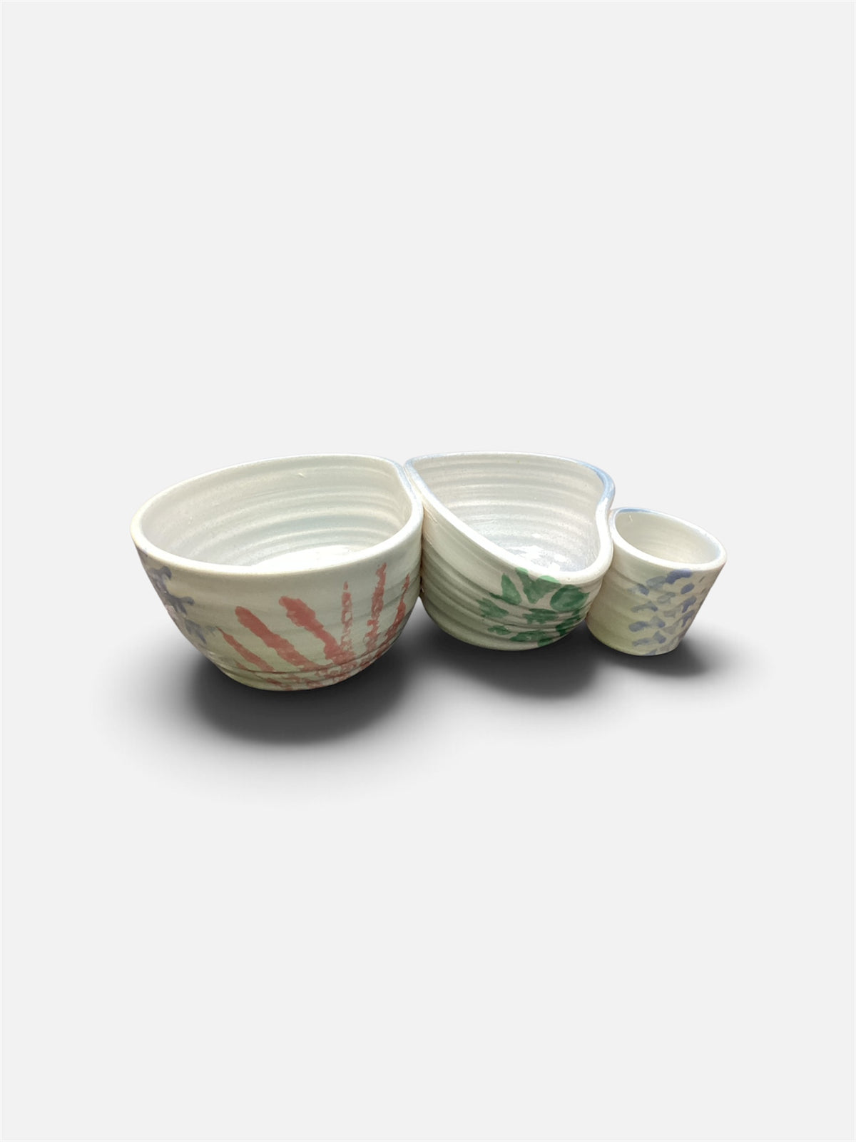 Two Bowl Appetizer w/Toothpick Holder