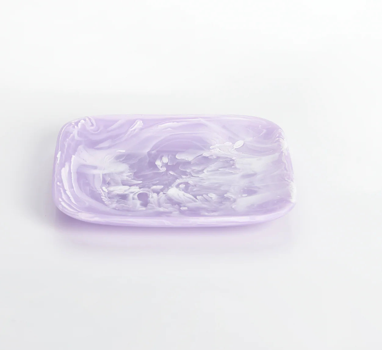 Classical Square Medium Tray Lavender