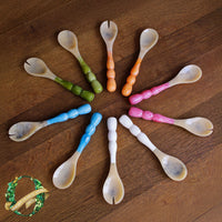 RESIN Rio Bubble Salad Servers White