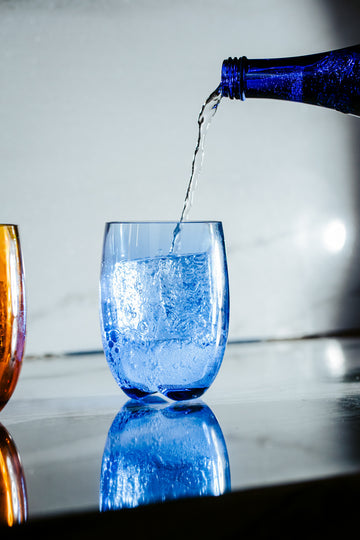 Blue Stemless 13oz