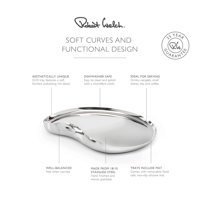 Drift Serving Tray 20cm(18/10)