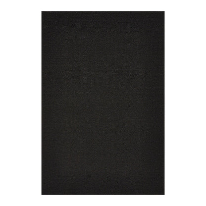 Shag Solid Black Doormat