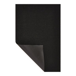 Shag Solid Black Doormat