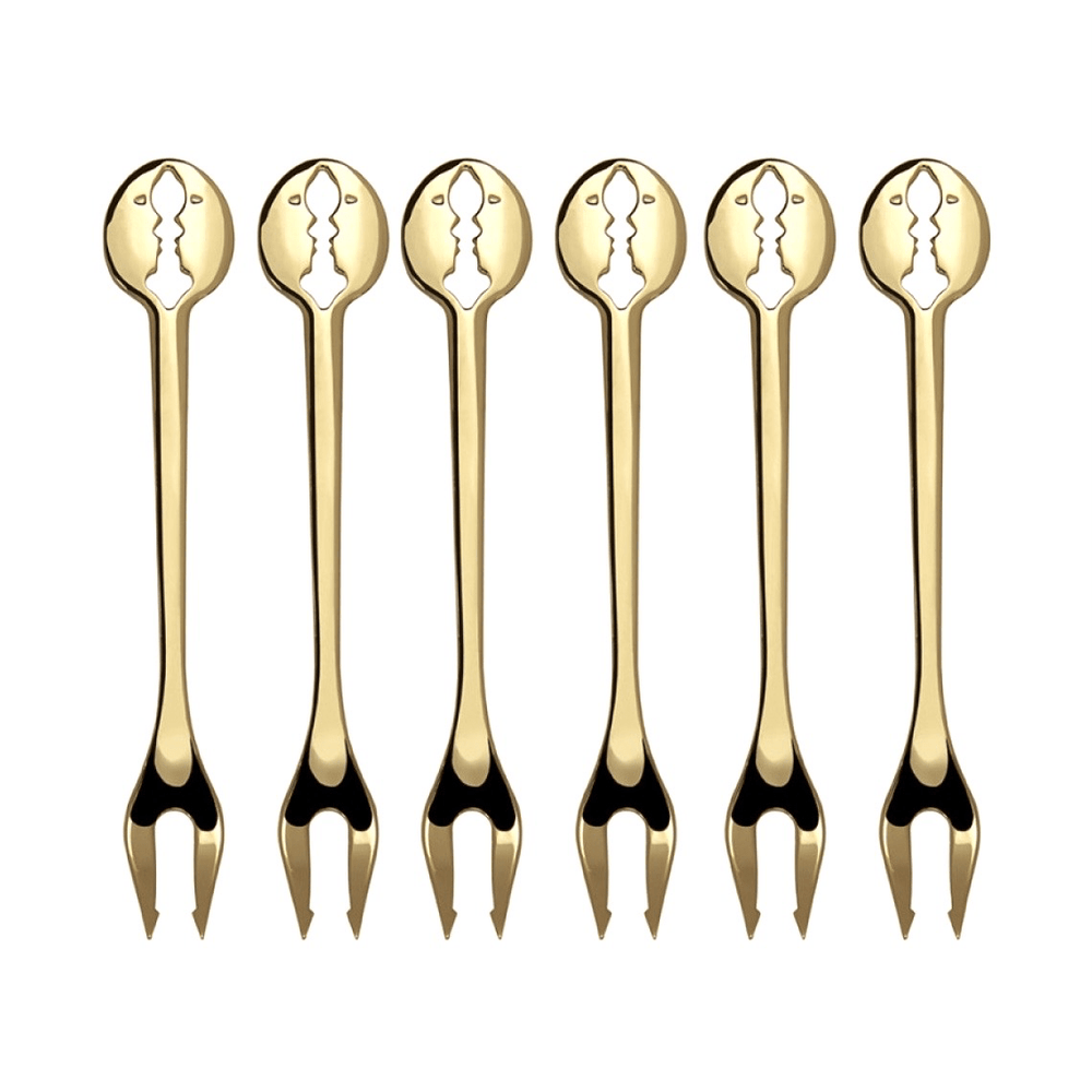KISS Cake Cocktail  Fork-Gold