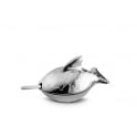 Columbina Salt Cellar and Spoon