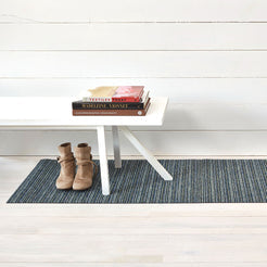 Skinny Stripe Shag Mat