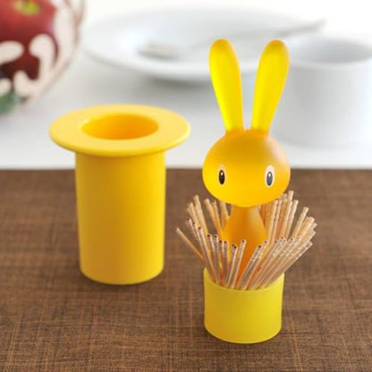 Magic Bunny Yellow Toothpick Holder