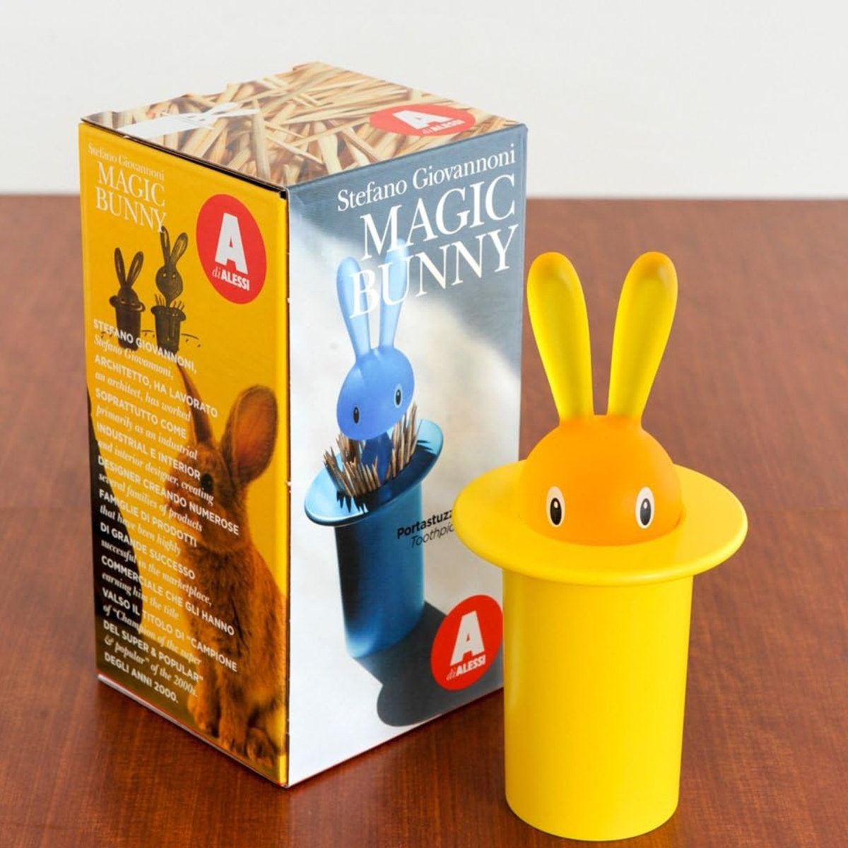 Magic Bunny Yellow Toothpick Holder