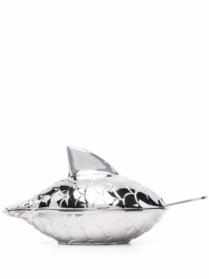 Columbina Salt Cellar and Spoon