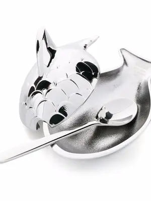 Columbina Salt Cellar and Spoon