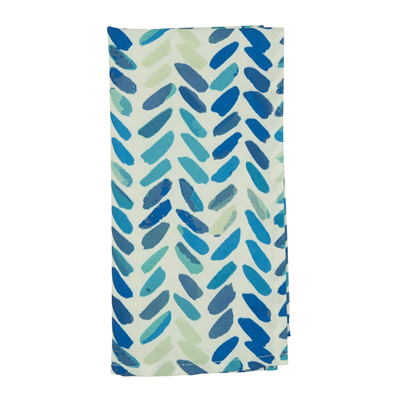 Watercolor Chevron Napkin
