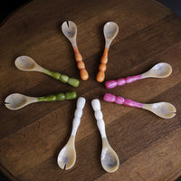 Resin Rio Bubble Salad Servers - Pink