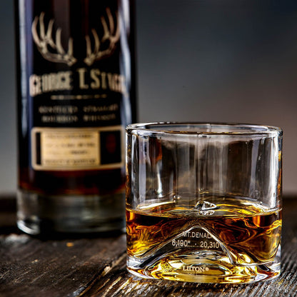 Denali Crystal Whiskey Glass - Set of 2
