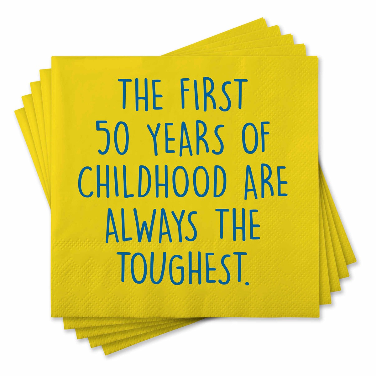 The First 50 Years…Funny Cocktail Napkin
