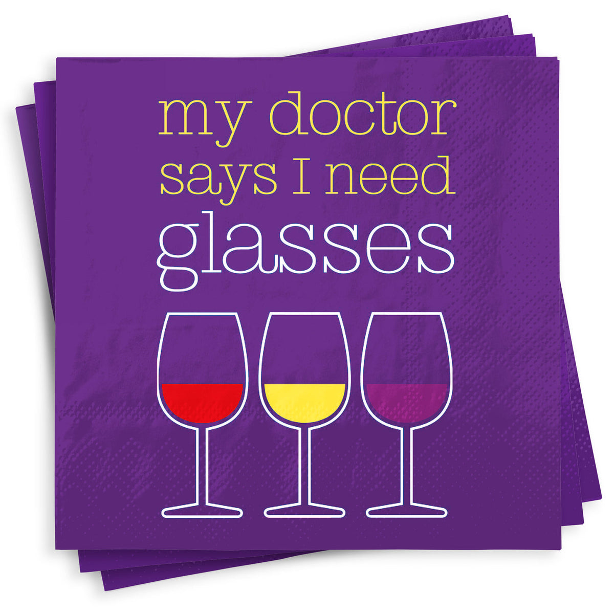 My Doctor Says…Funny Cocktail Napkin