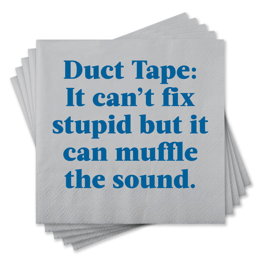 Duct Tape:…Funny Cocktail Napkin