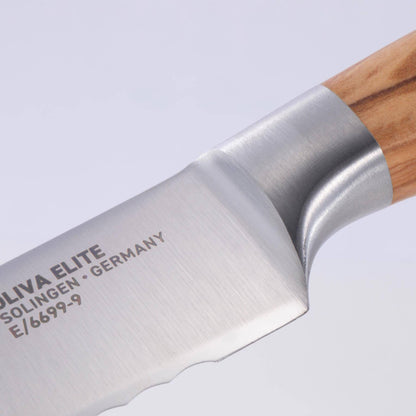 Oliva Elite Scalloped Bread Knife - 9”