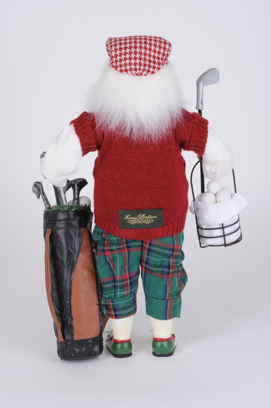 Golf Santa with Basket