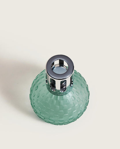 Disco Frosted Mint Fragrance Lamp Gift Set with Exquisite Sparkle