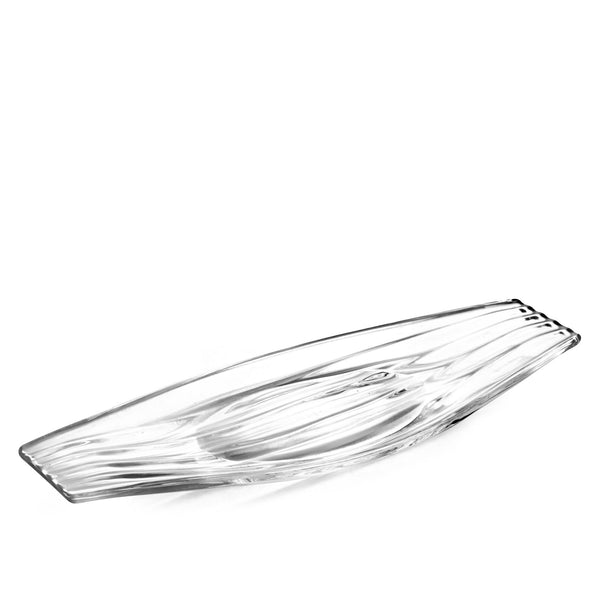 Nambe Drift Glass Hors D'oeuvre Tray
