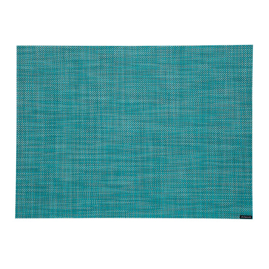 Mini Basketweave Turquoise Rectangular