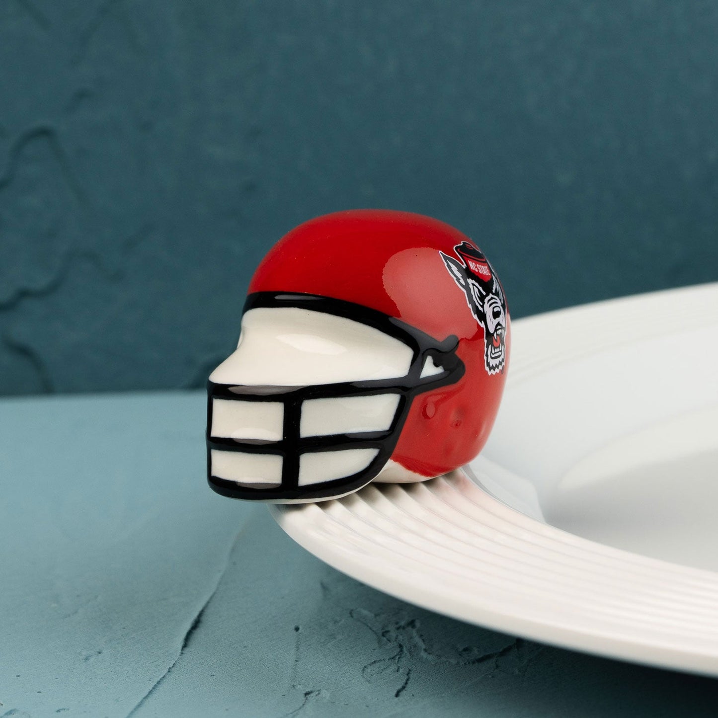 North Carolina State helmet