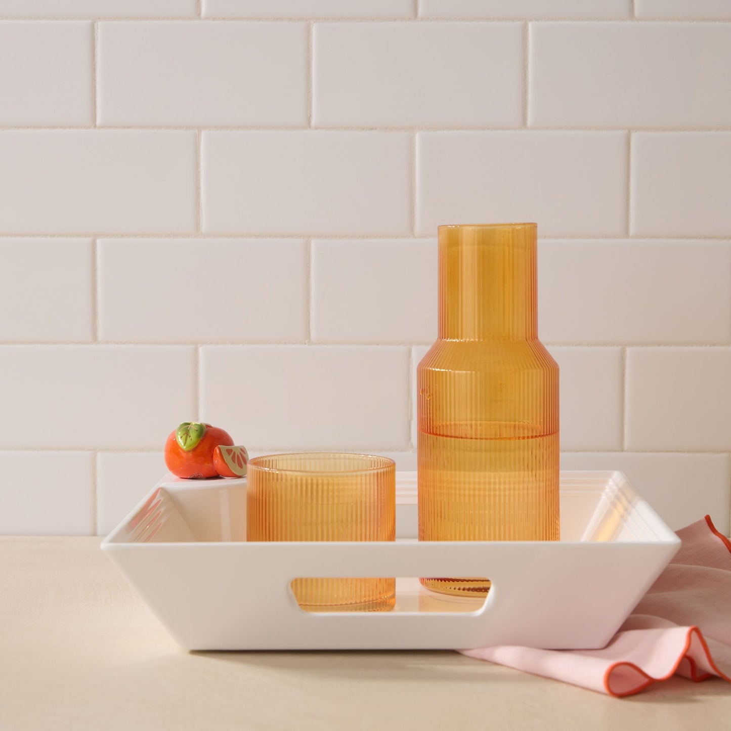 square melamine tray