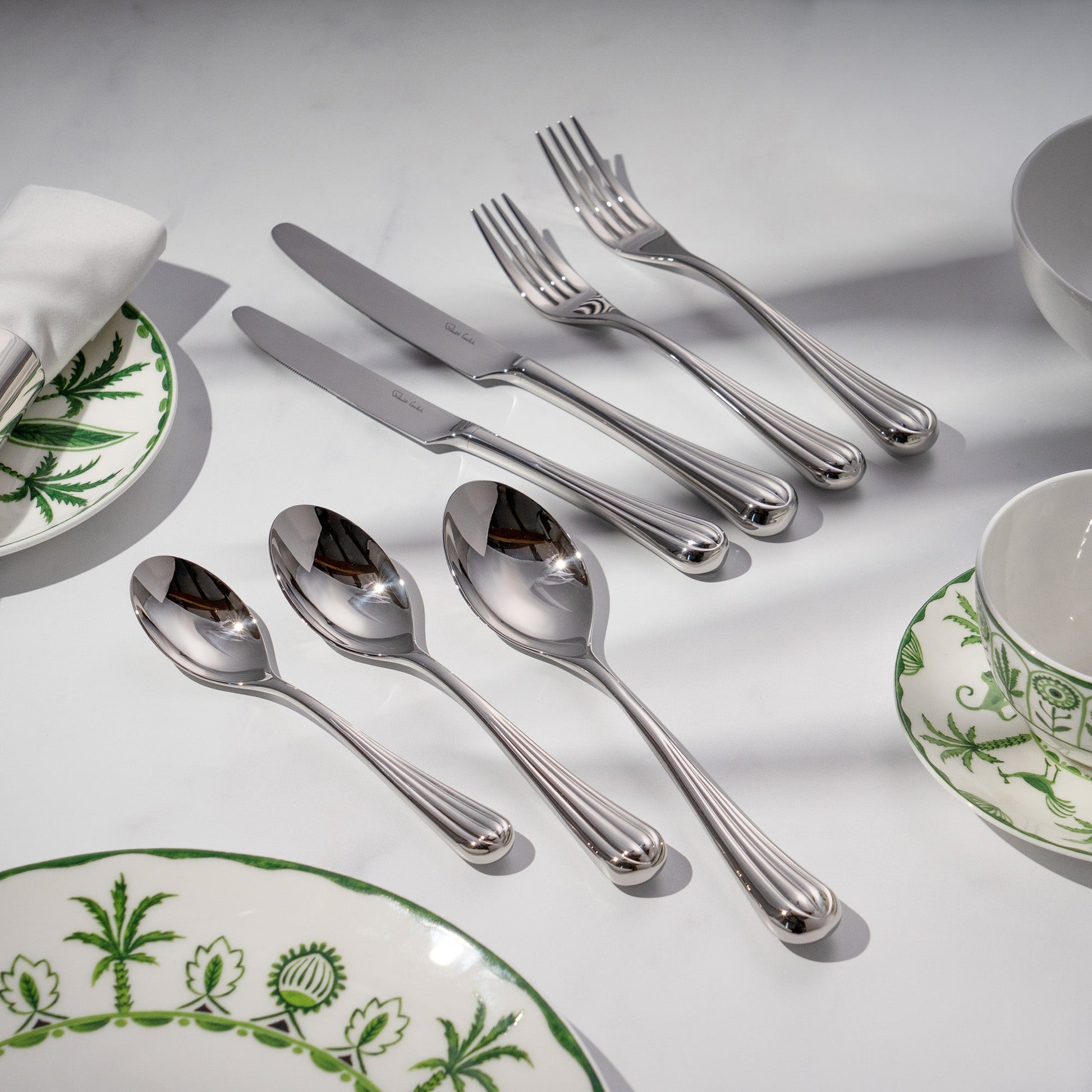 Palm Air Bright Serving Set, 3 Piece